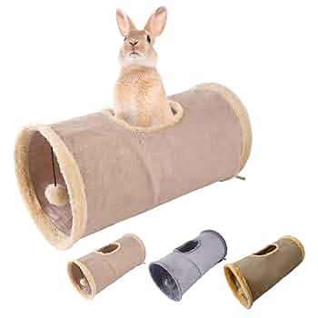 もふ【暖か吊り下げ 固定 ごろ寝トンネル 大】うさぎ用品 小動物用品 41VL3goTQQL.jpg_BO30,255,255,